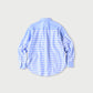 Supima Oxford 908 Ocean Basque Shirt - 45R by 45rpm studio