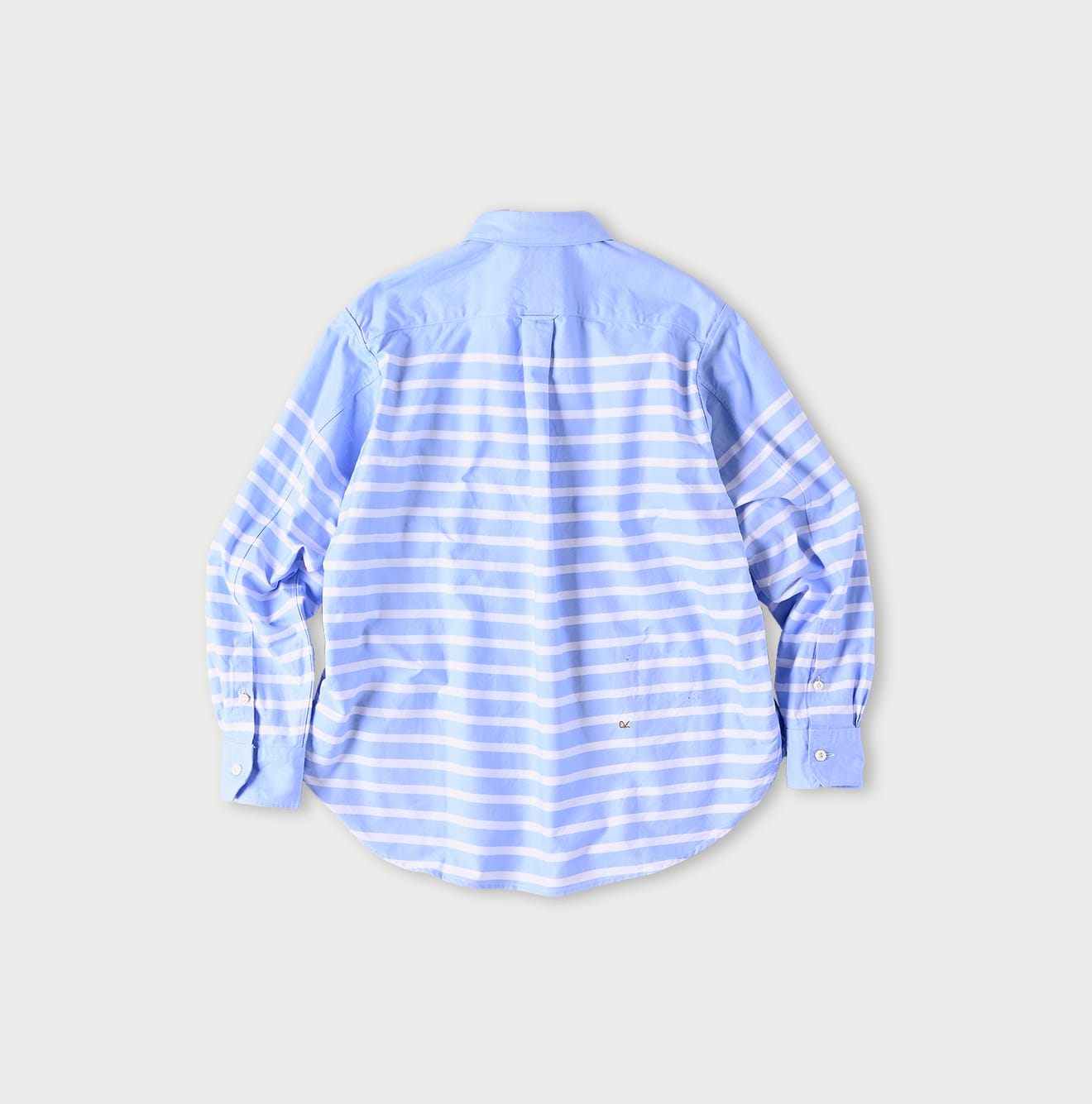 Supima Oxford 908 Ocean Basque Shirt - 45R by 45rpm studio