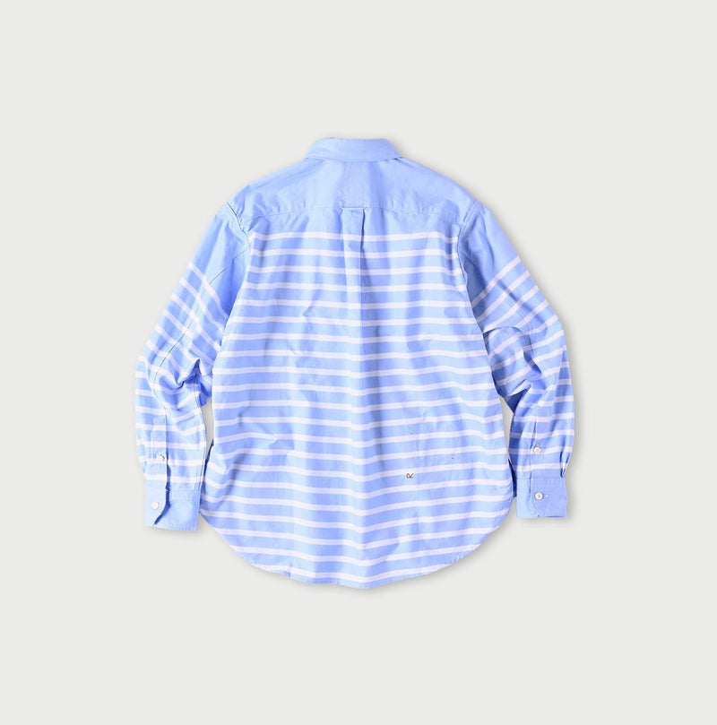 Supima Oxford 908 Ocean Basque Shirt - 45R by 45rpm studio - Image 18