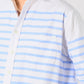 Supima Oxford 908 Ocean Basque Shirt - 45R by 45rpm studio