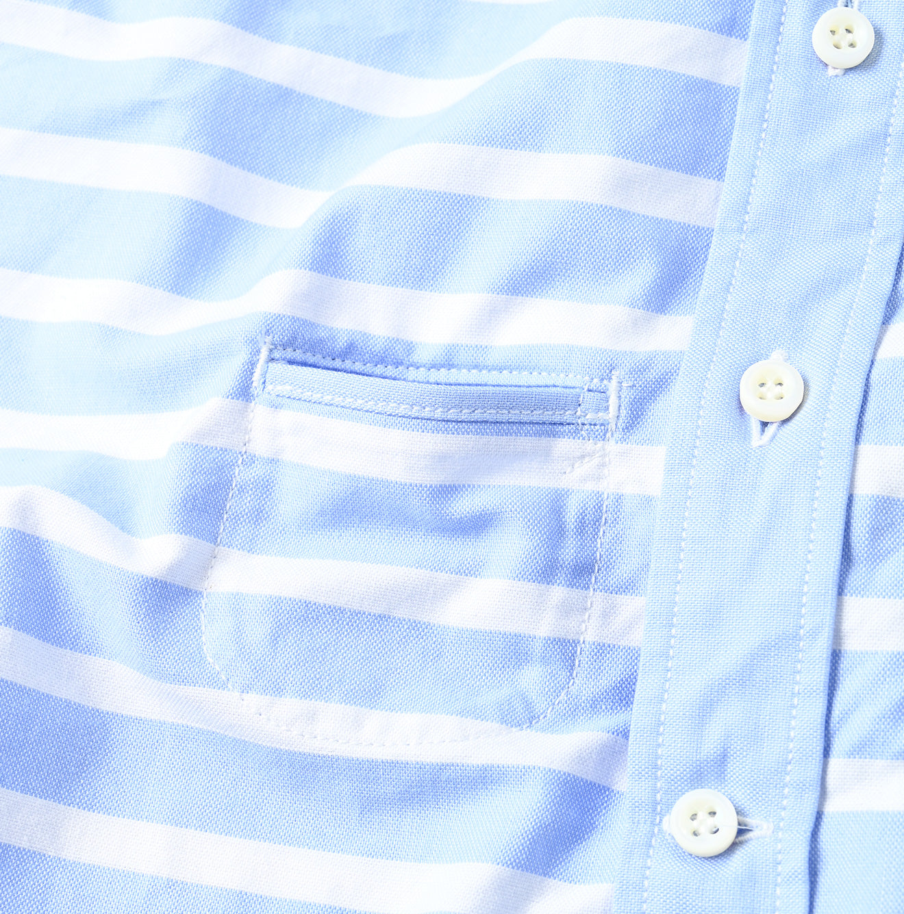 45R Supima Oxford 908 Ocean Basque Shirt