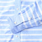 Supima Oxford 908 Ocean Basque Shirt - 45R by 45rpm studio