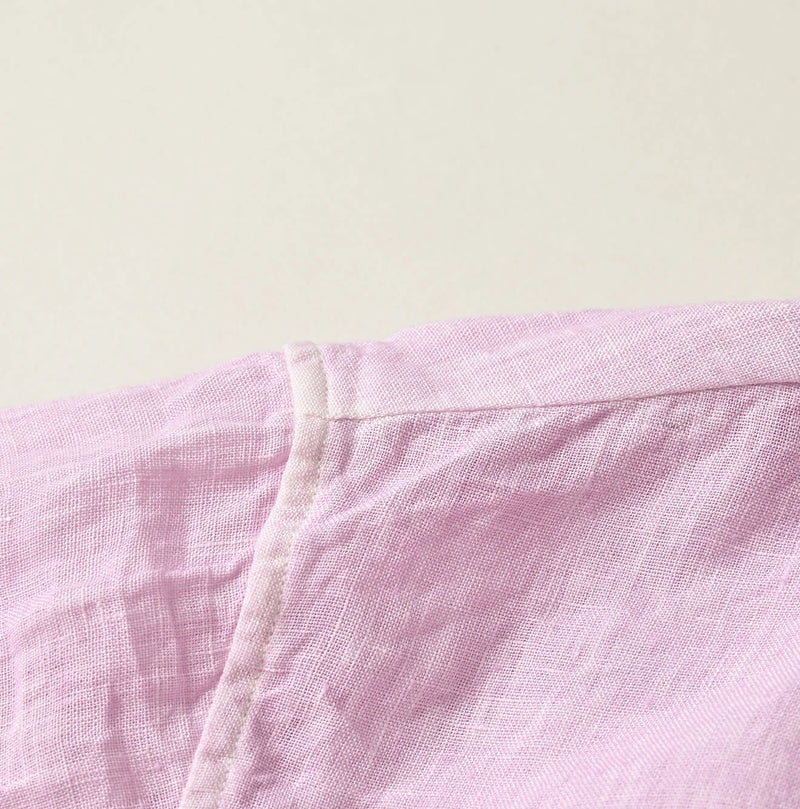 45R Linen 908 Open-Collar Shirt (Plant-Based Dye) - Image 19