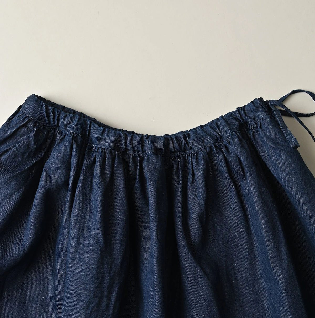 45R ONEONE Treasure Indigo Easy Gathered Skirt