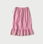 Hayama 504-Oxford Gingham Petti Skirt