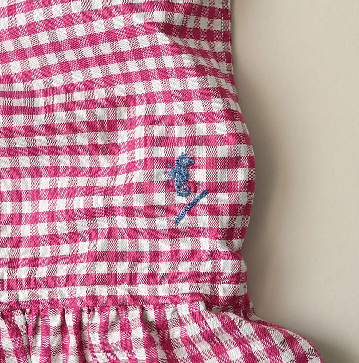 Hayama 504-Oxford Gingham Petti Skirt