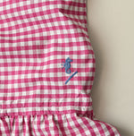 Hayama 504-Oxford Gingham Petti Skirt