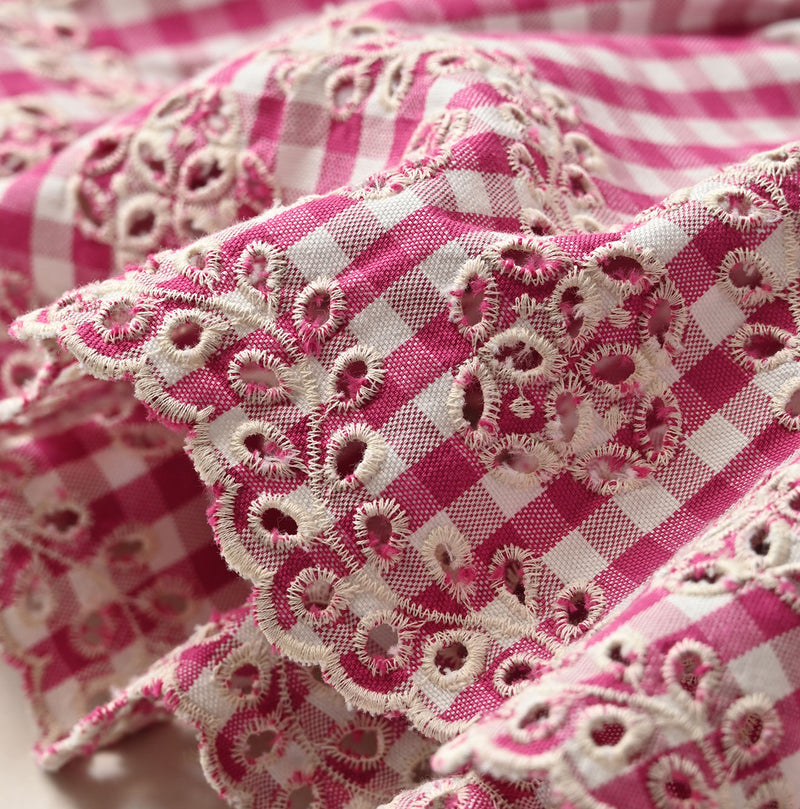 Hayama 504-Oxford Gingham Petti Skirt - Image 17