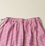Hayama 504-Oxford Gingham Petti Skirt