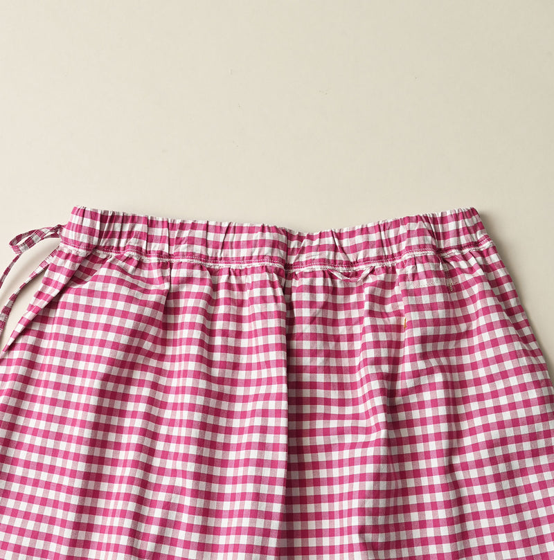 Hayama 504-Oxford Gingham Petti Skirt - Image 18