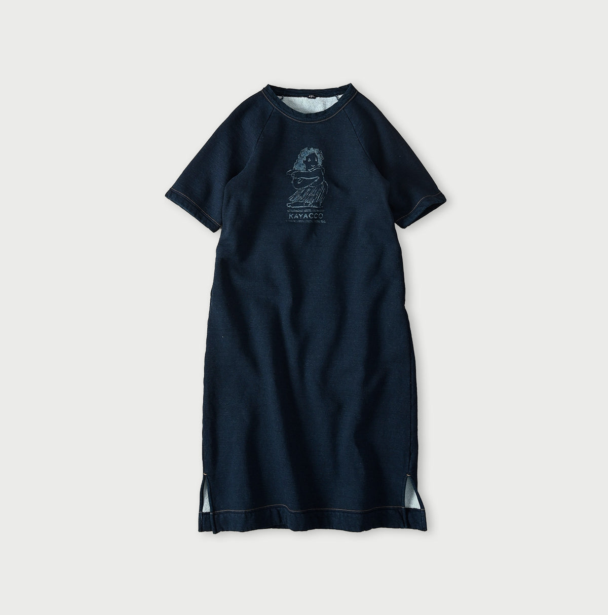 Hayama Indigo Fleece Dress