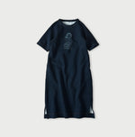 Hayama Indigo Fleece Dress