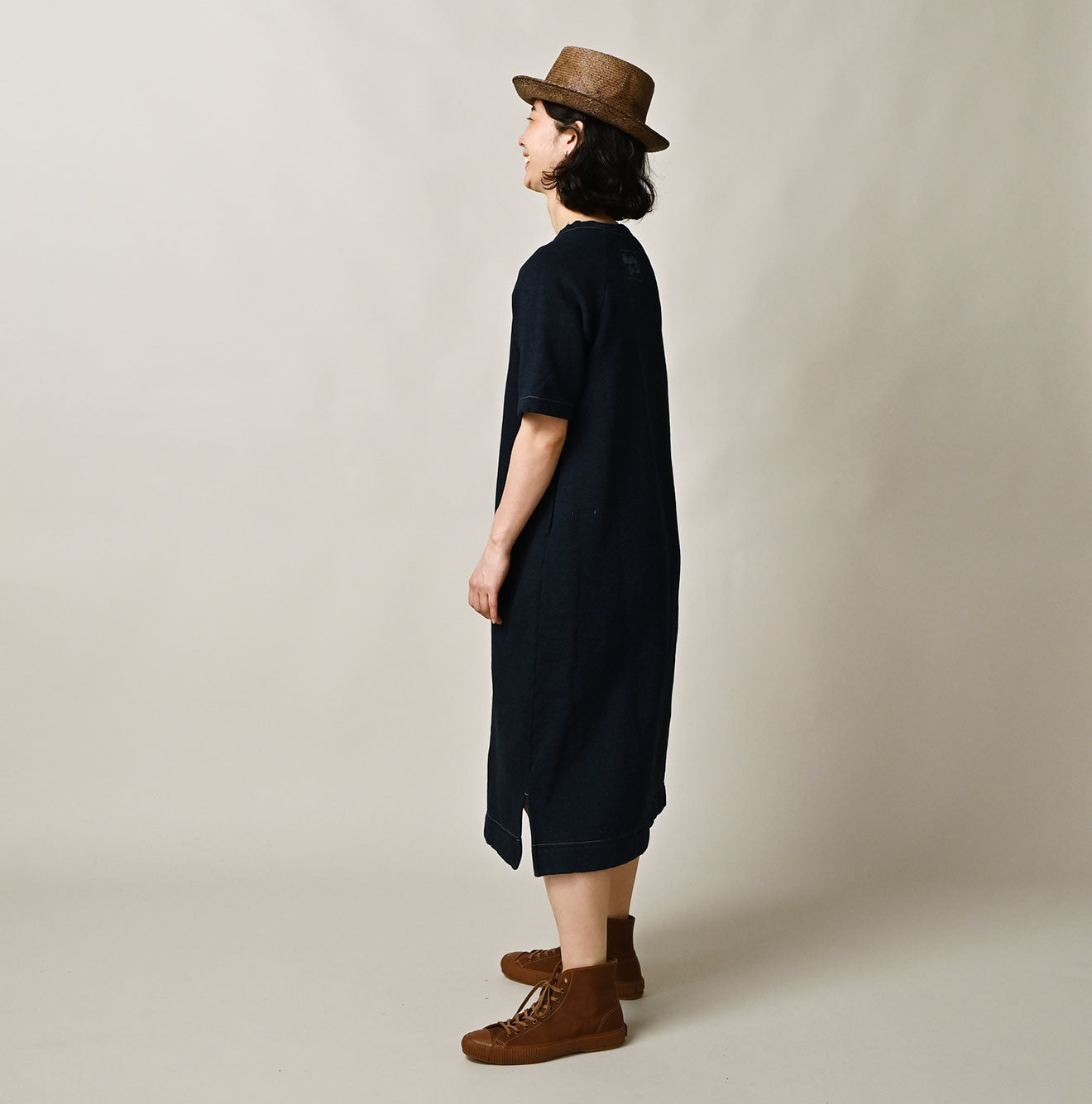 Hayama Indigo Fleece Dress - Image 3
