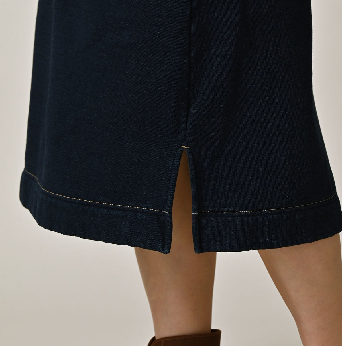 Hayama Indigo Fleece Dress