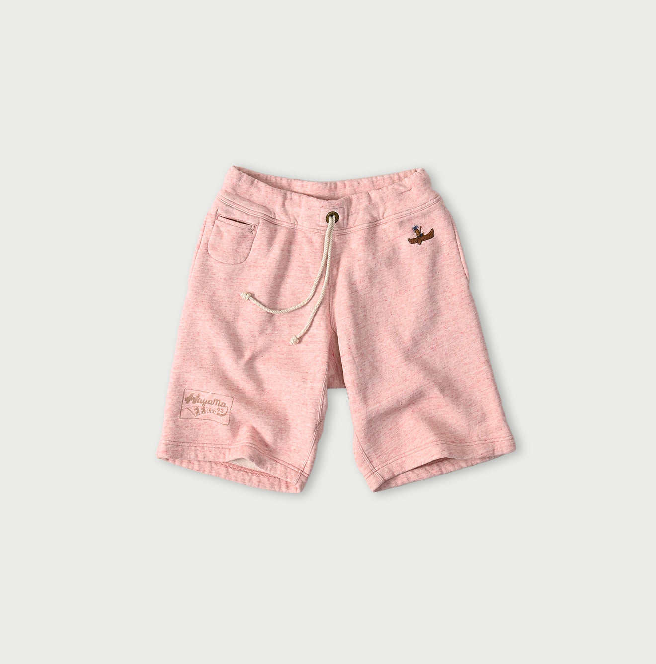 Hayama 908 Embroidered Sweat Shorts (Top-dyed) - Image 1