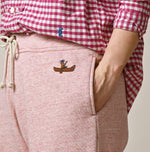 Hayama 908 Embroidered Sweat Shorts (Top-dyed)