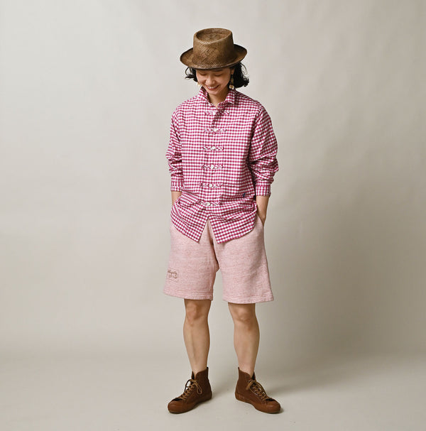 Hayama 908 Embroidered Sweat Shorts (Top-dyed)