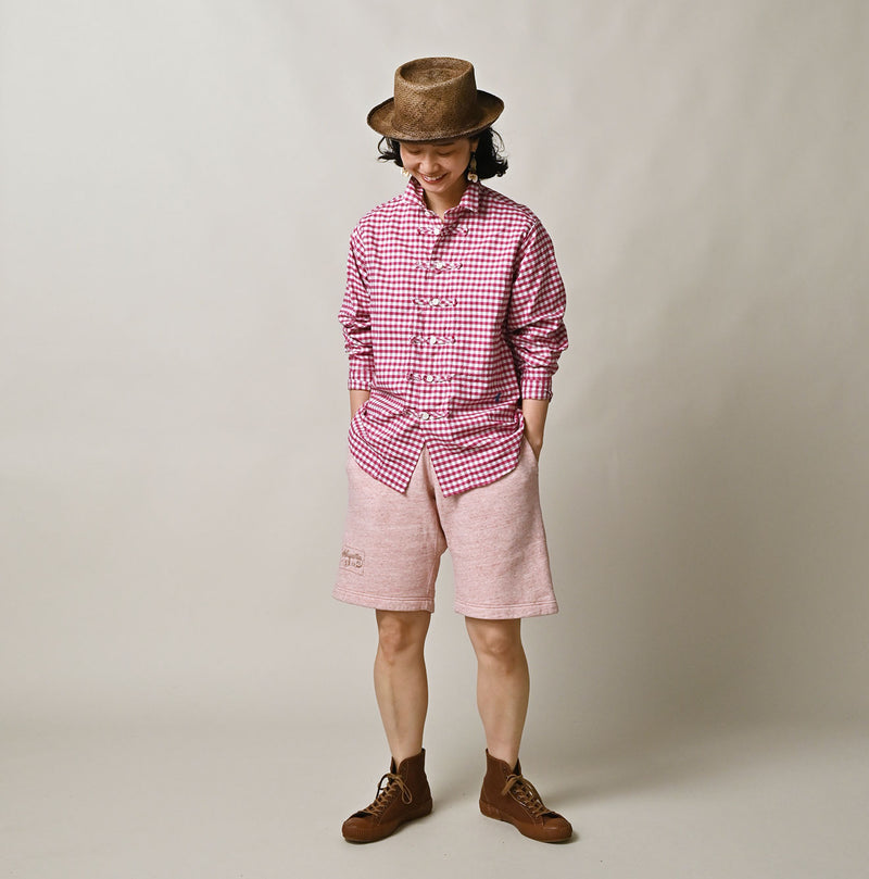 Hayama 908 Embroidered Sweat Shorts (Top-dyed) - Image 2