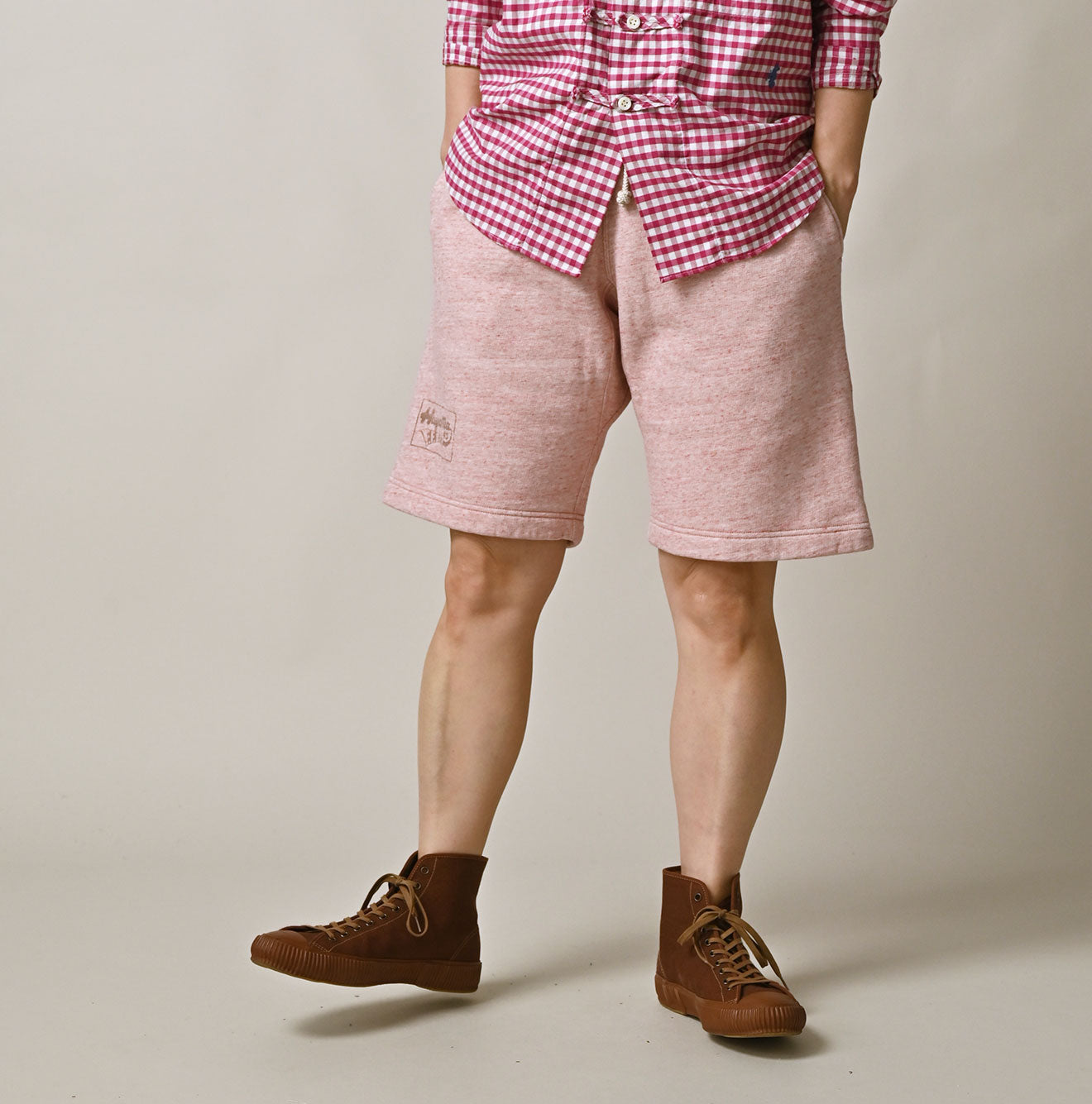 Hayama 908 Embroidered Sweat Shorts (Top-dyed) - Image 3