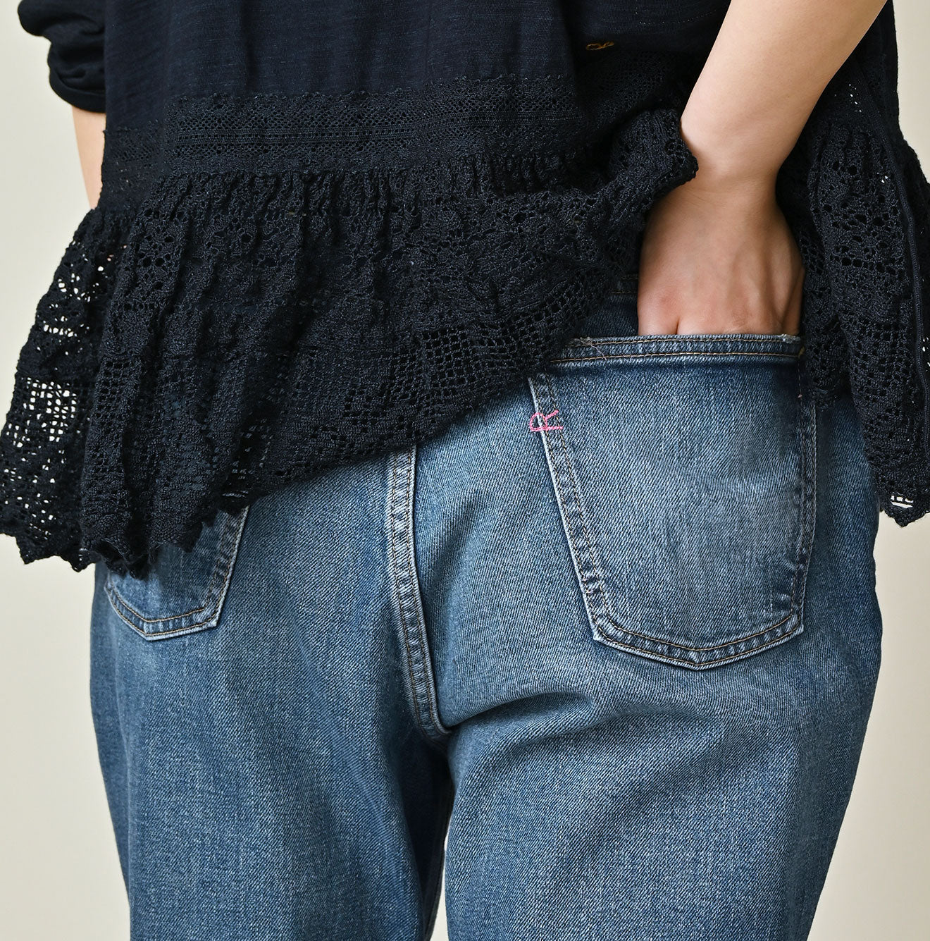 Futatabi Rye Mugi Stretch Momohime Distressed - Image 10