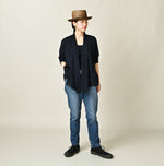 Futatabi Rye Mugi Stretch Momohime Distressed