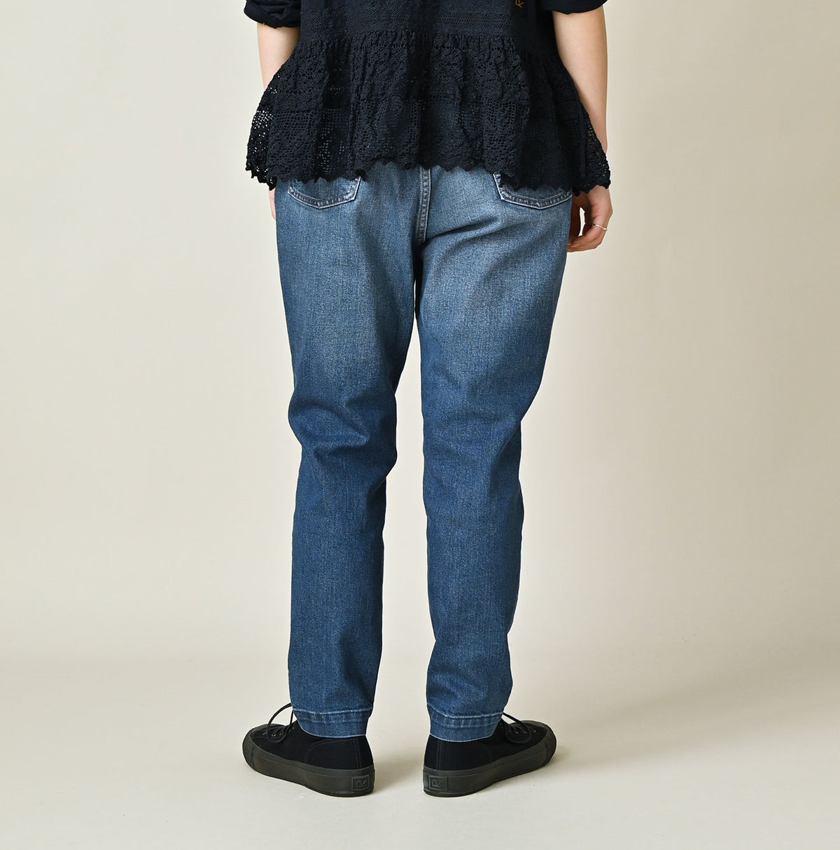 Futatabi Rye Mugi Stretch Momohime Distressed