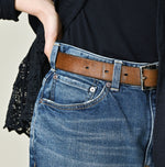 Futatabi Rye Mugi Stretch Momohime Distressed