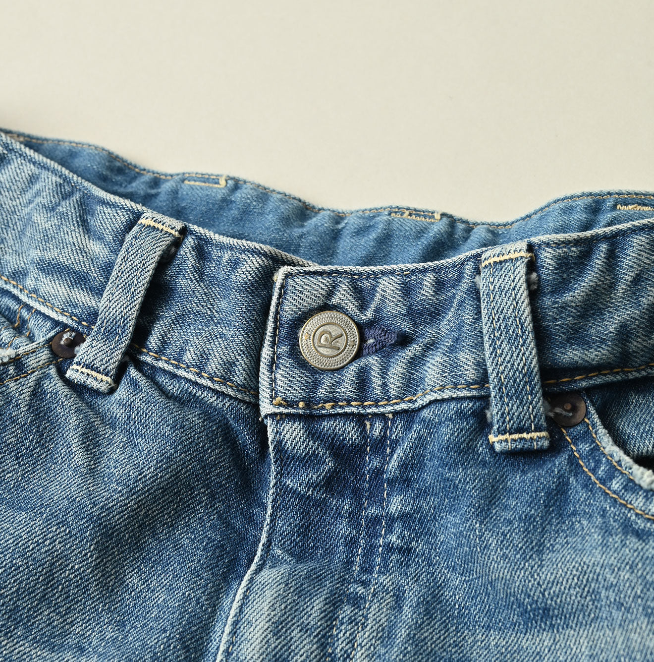 mugiページ Futatabi Rye Mugi Stretch Momohime Distressed | 45R Official