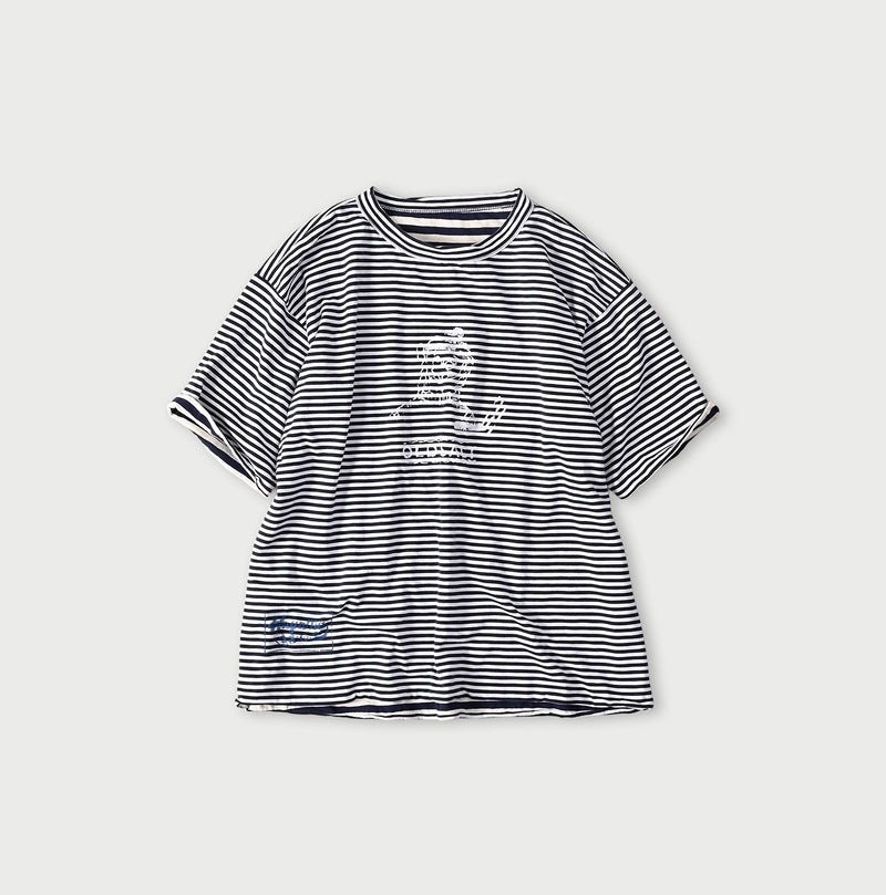 Hayama 908 Reversible Ocean T-Shirt - Image 4