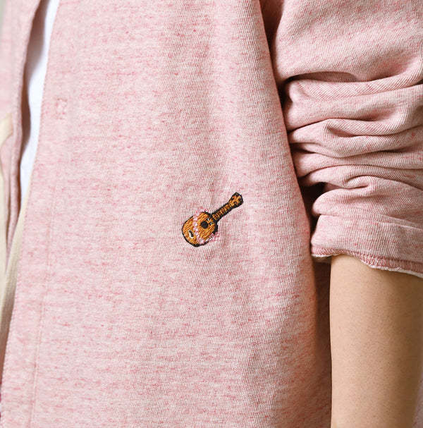 Hayama Embroidered Sweat Bolero (Top-dyed)