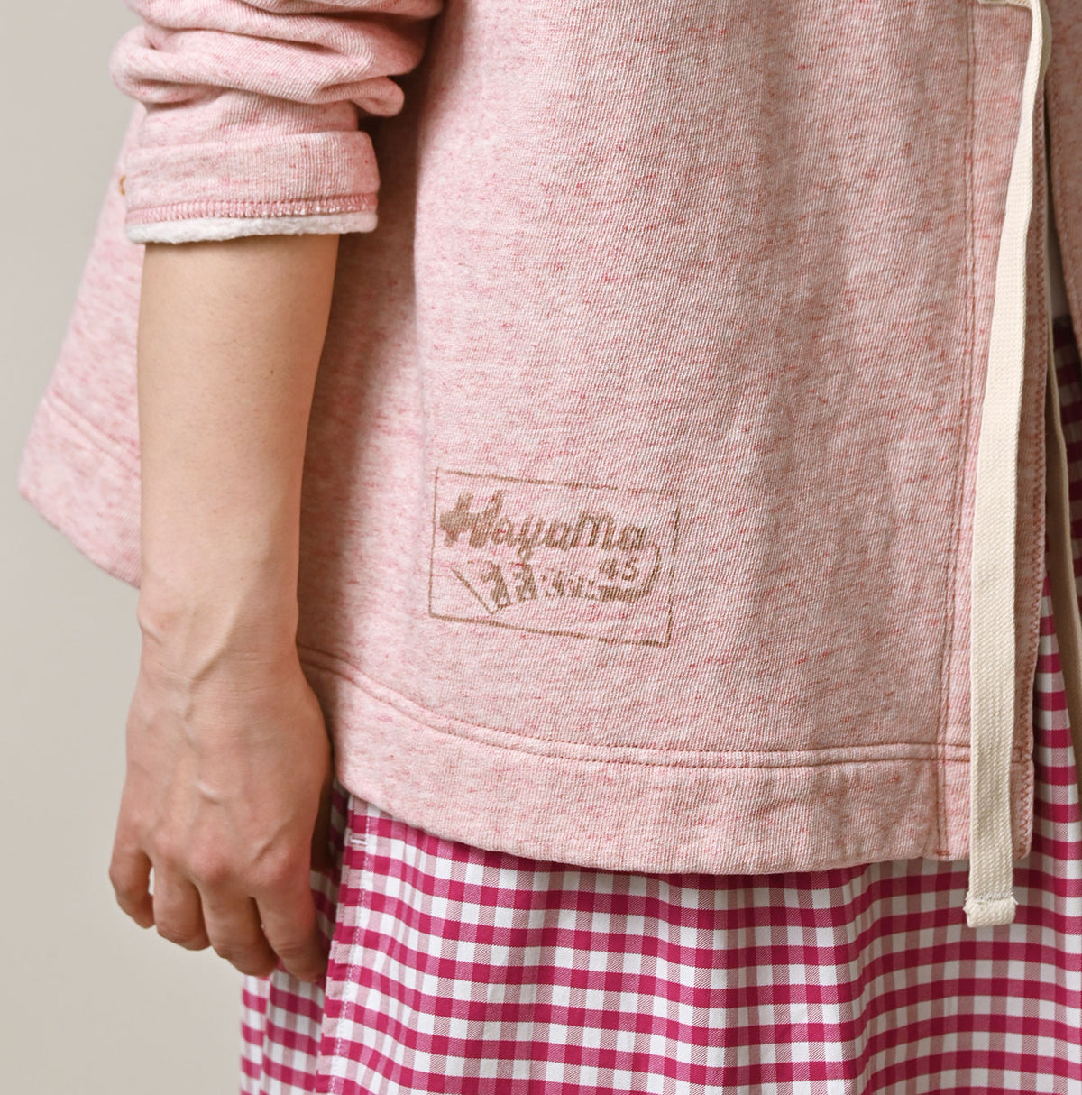 Hayama Embroidered Sweat Bolero (Top-dyed)