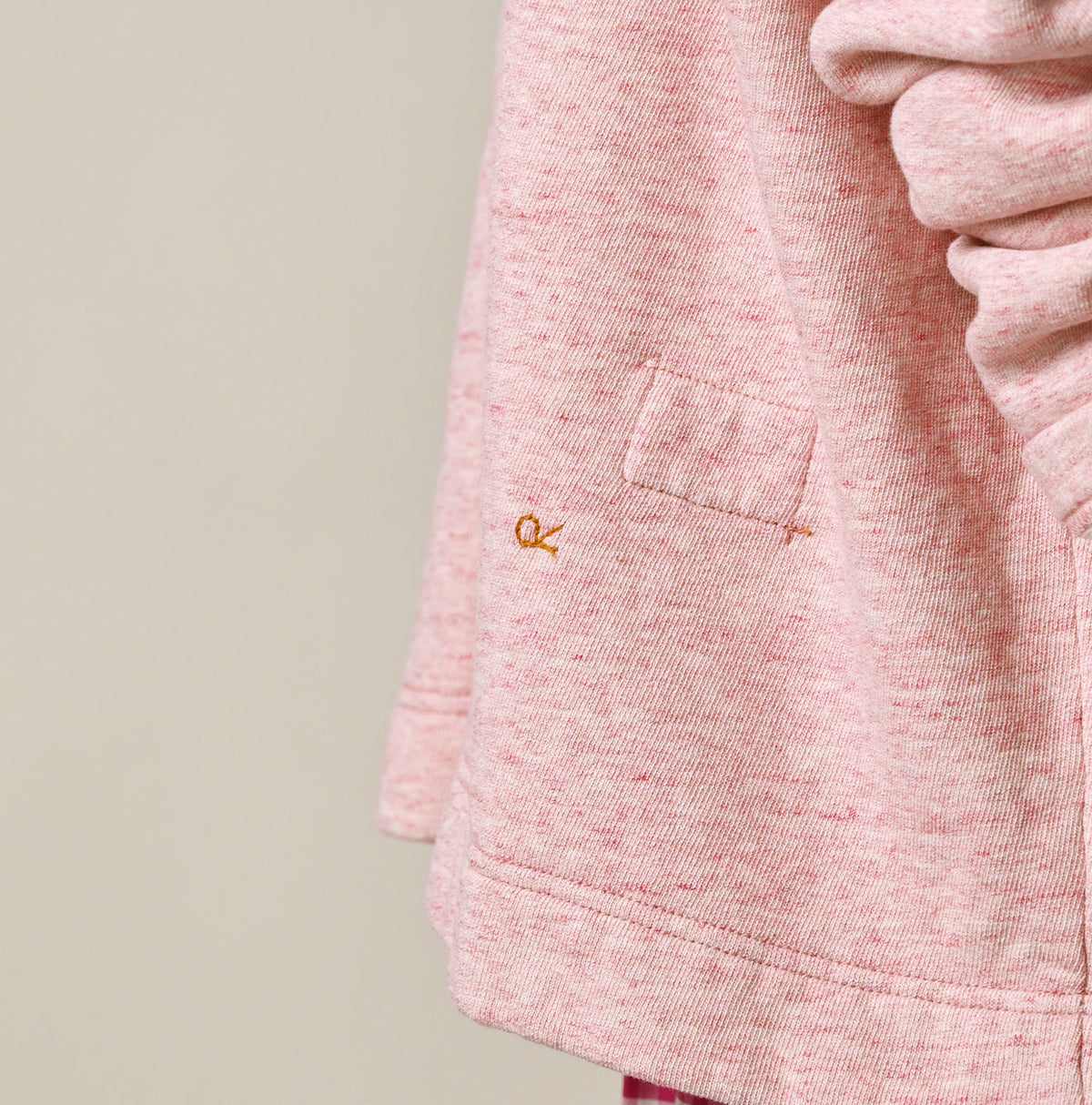 Hayama Embroidered Sweat Bolero (Top-dyed)