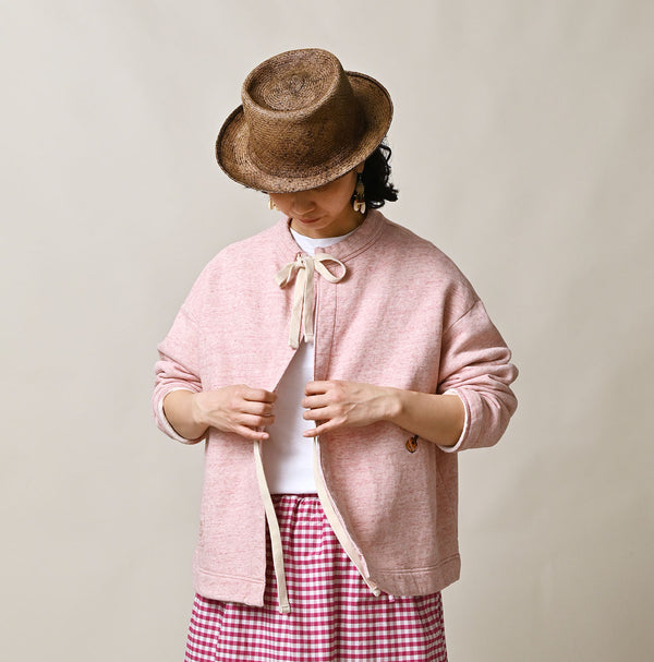 Hayama Embroidered Sweat Bolero (Top-dyed)