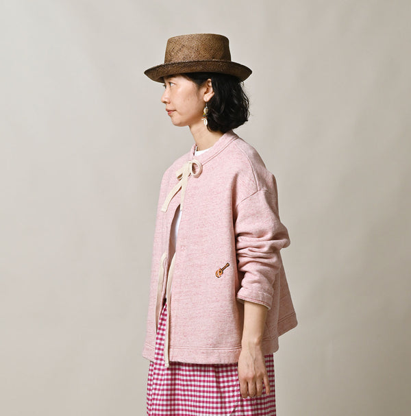 Hayama Embroidered Sweat Bolero (Top-dyed)