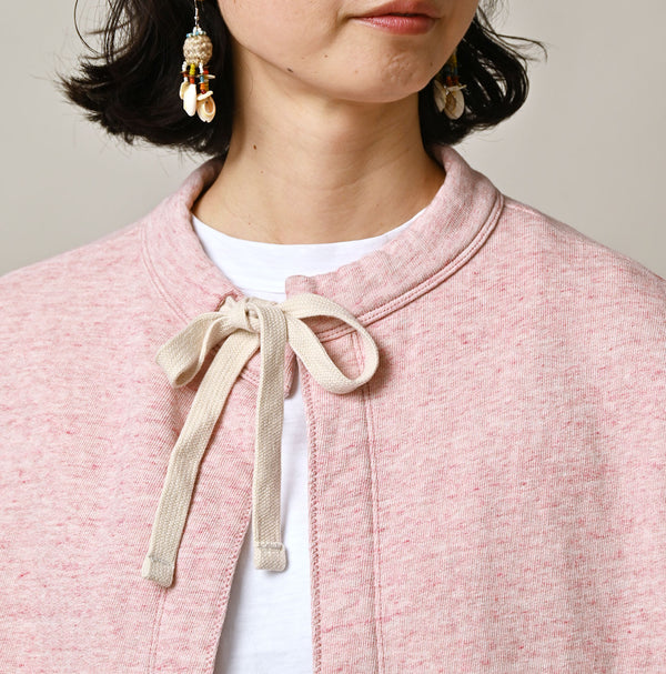 Hayama Embroidered Sweat Bolero (Top-dyed)
