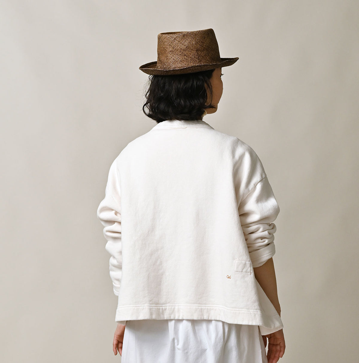 Hayama Embroidered Sweat Bolero