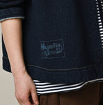 Hayama Indigo Embroidered Sweat Bolero