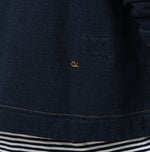 Hayama Indigo Embroidered Sweat Bolero