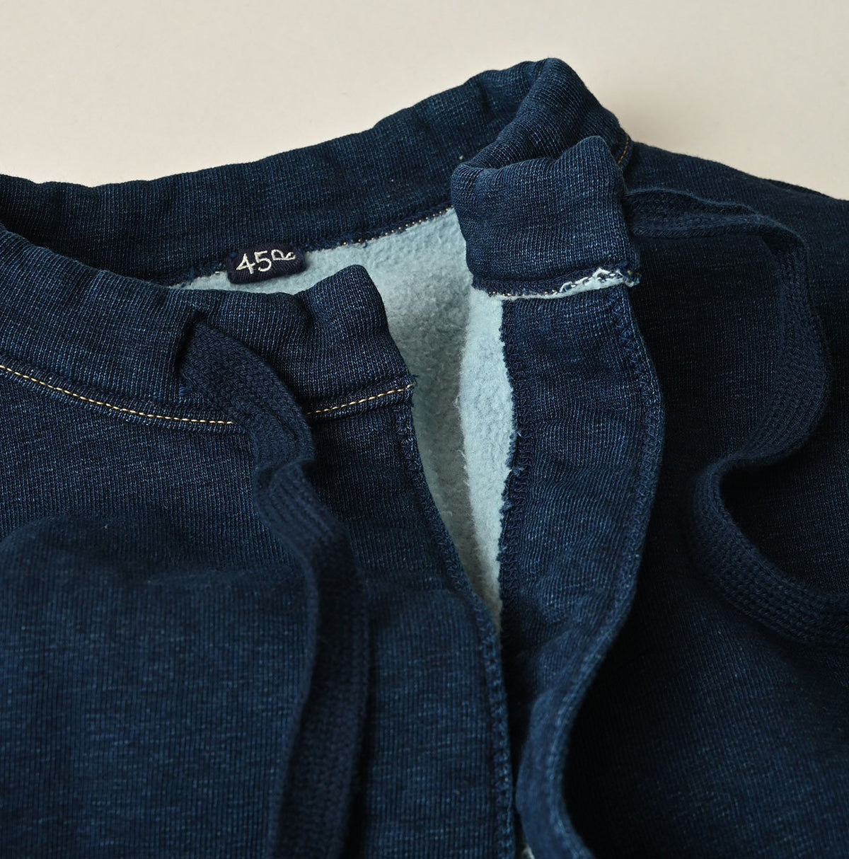 Hayama Indigo Embroidered Sweat Bolero