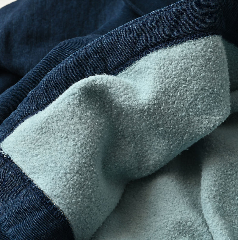 Hayama Indigo Embroidered Sweat Bolero - Image 17