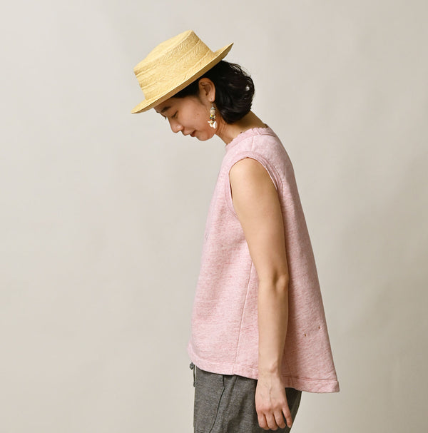 Hayama Sweat Sleeveless Top (Top-dyed)