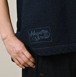 Hayama Indigo Sweat Sleeveless Top