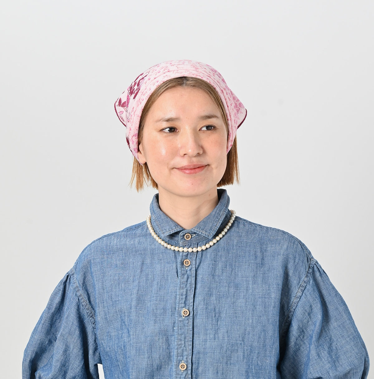 45R Sakura Supima Patchwork Dot Bandana