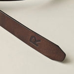 45R Montana Vintage Leather Slim Belt