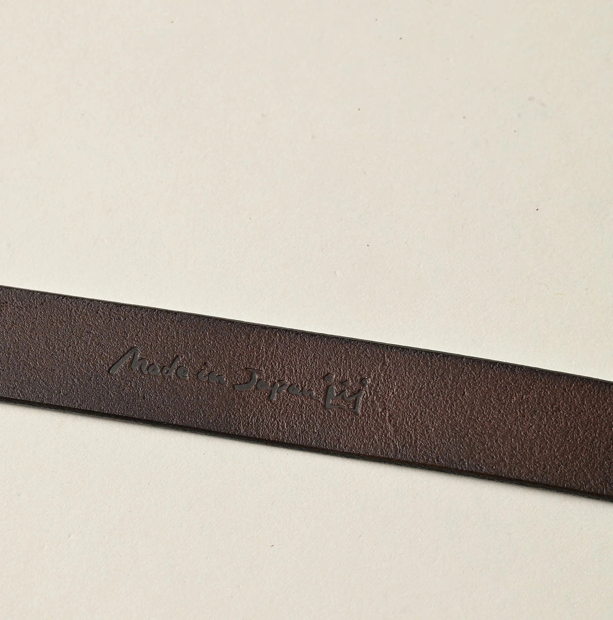 45R Montana Vintage Leather Slim Belt