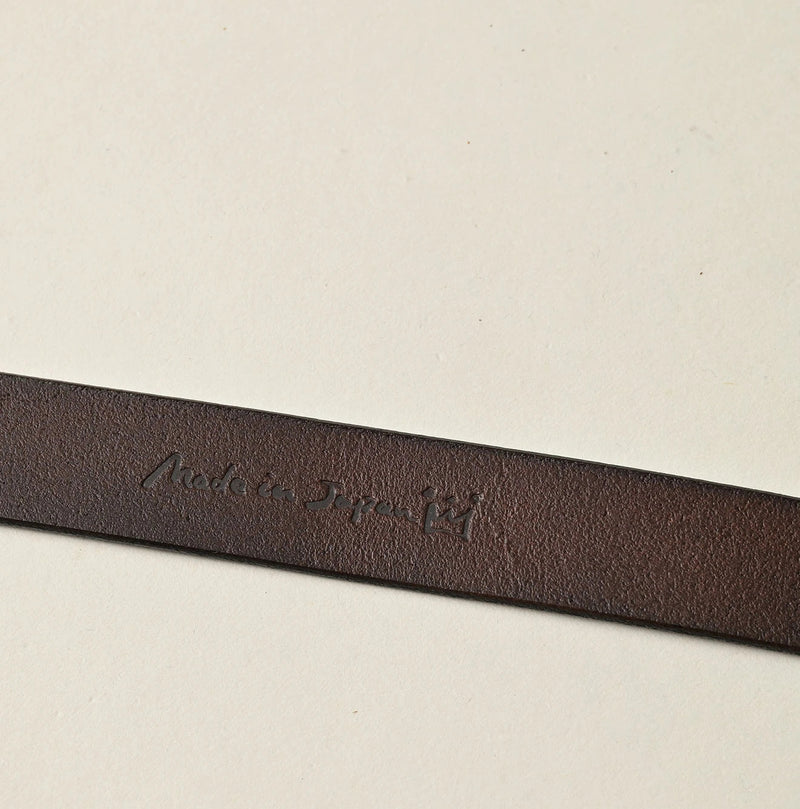 45R Montana Vintage Leather Slim Belt - Image 8