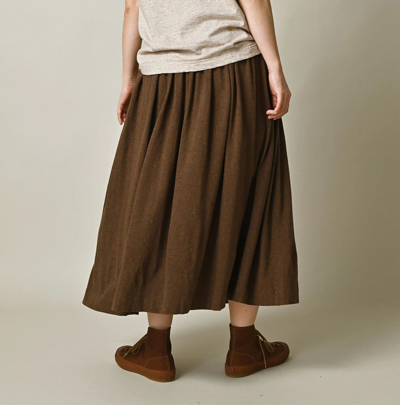 45R ONEONE Treasure Gathered Skirt (Top-Dyed) - Image 5