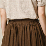 45R ONEONE Treasure Gathered Skirt (Top-Dyed)