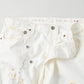45R Futatabi Rye Mugi Denim Crossover White Anemone
