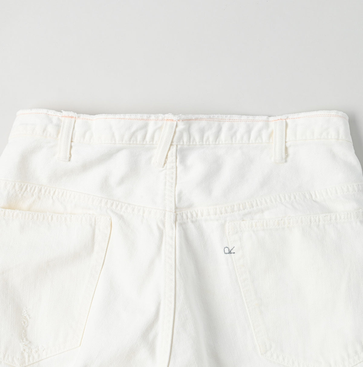 45R Futatabi Rye Mugi Denim Crossover White Anemone